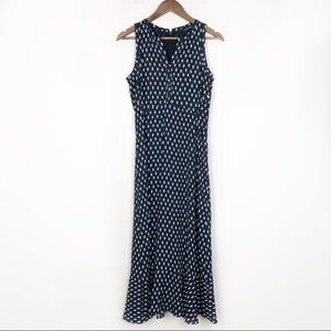 NWT Ivanka Trump Black and White Maxi Dress 133